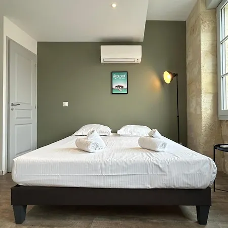 Apartmán Bel Lumineux Avec Climatisation Et Pierre Bordelaise Pour 2p